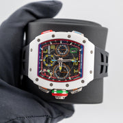 Richard Mille Quartz Tpt Automatic Split Seconds Rm65-01 White NTPT