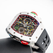 Richard Mille Quartz Tpt Automatic Split Seconds Rm65-01 White NTPT