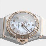 Omega Constellation Quartz Steel&Rose gold / 24 mm / Box&Papers / 123.25.24.60.55.001
