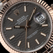 Rolex | Datejust | 126331 | Steel | 41 mm | Rose gold | Grey | Automatic