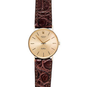 Rolex | Cellini | 3833 | Yellow gold | 33 mm | Leather | Gold | Manual winding