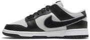 Dunk Low 'Chenille Swoosh - Black Grey Fog'
