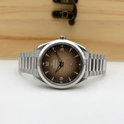Omega Seamaster Railmaster38mm 235.10.38.20.13.001 38mm Brown Dial Circa 2026 Unworn Full Set