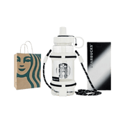 Starbucks Plastic Straw Tumbler with Carry Strap — Men's & Student Edition (Summer Active Series) | Practical for Summer, Large Capacity (760ml), Portable, All-Season Use