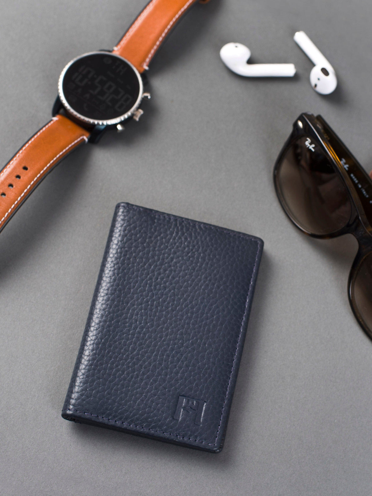 Petite Wallet, Leather With RFID Blocking | Black