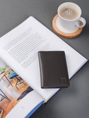 Petite Wallet, Leather With RFID Blocking | Black
