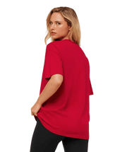 Women's Gymshark Training Oversized T-Shirt Carmine Red