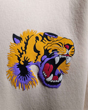 Ruthless - Off White Oversized Printed Hoodie