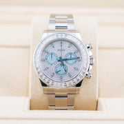 Rolex | Daytona | 126576TBR | Platinum | 40 mm | Platinum | Blue | Automatic