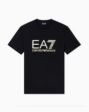 EA7 Slim-fit t-shirt Core Identity in cotton with big logo