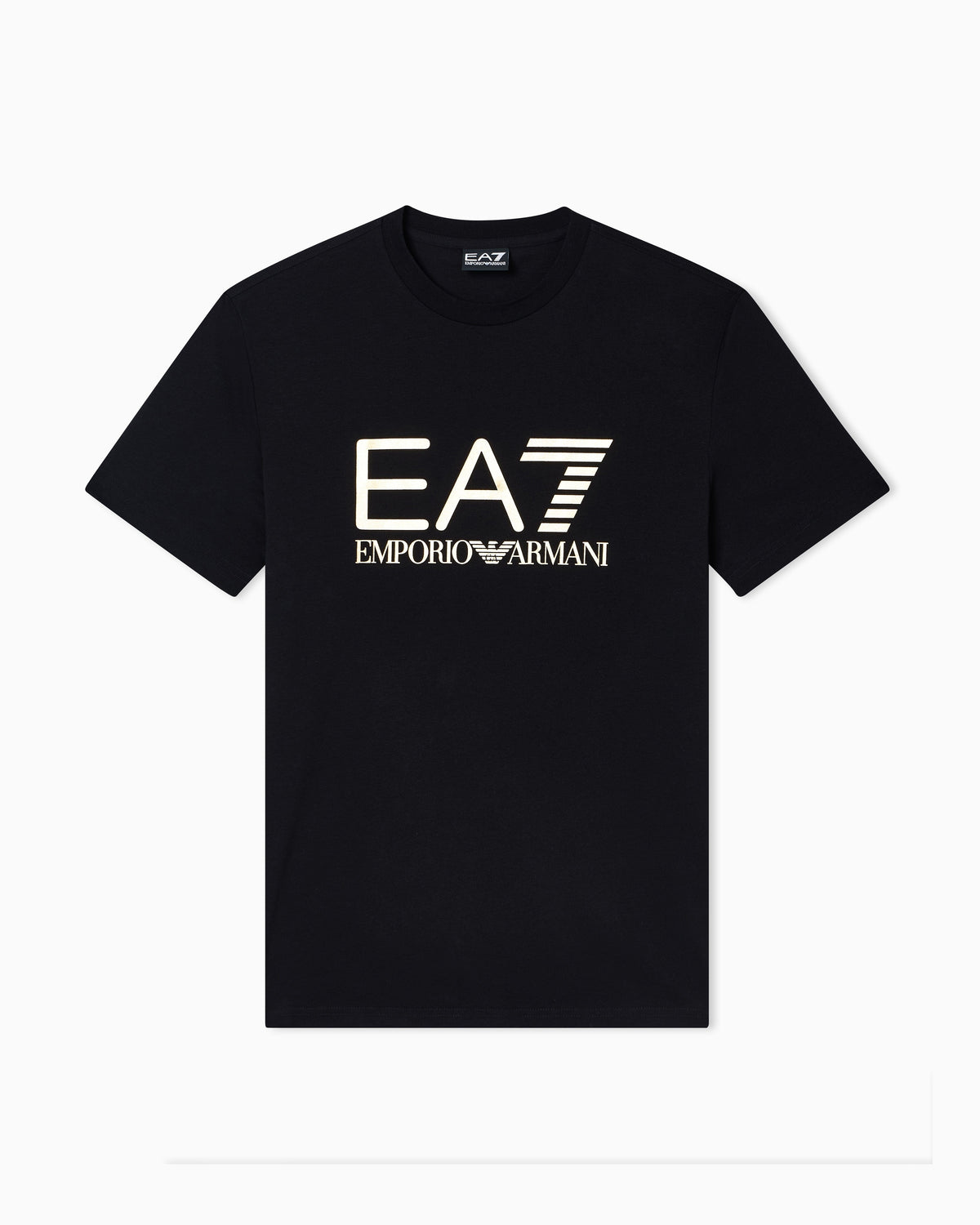 EA7 Slim-fit t-shirt Core Identity in cotton with big logo
