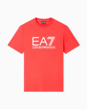 EA7 Slim-fit t-shirt Core Identity in cotton with big logo
