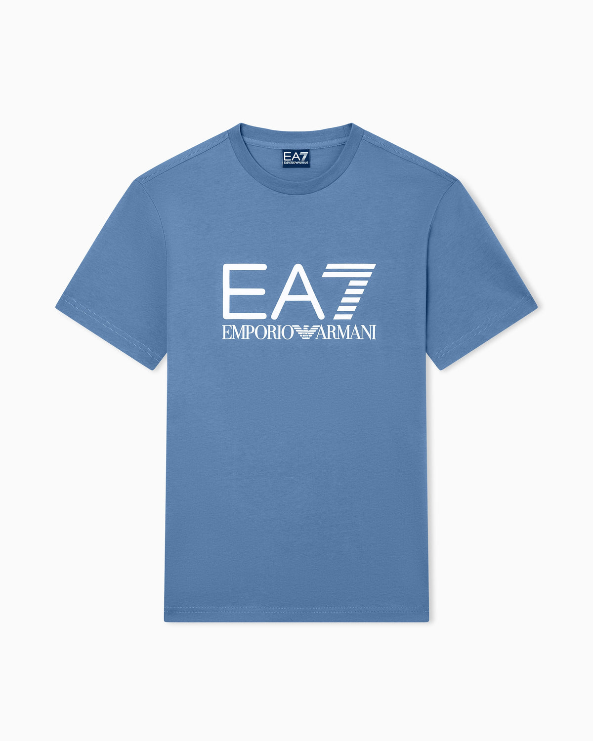 EA7 Slim-fit t-shirt Core Identity in cotton with big logo