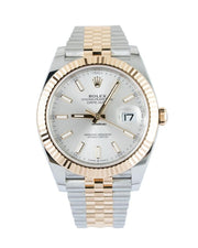 Rolex | Datejust | 126333 | Gold/Steel | 41 mm | Silver | Automatic