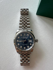 Rolex | Datejust | 4D4844CB | Steel | 36 mm | Steel | Blue | Automatic