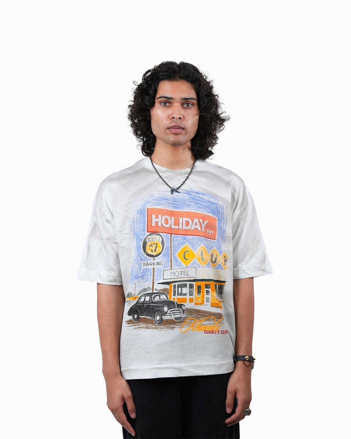 The Holiday Inn - Vintage Washed Oversized T-shirt
