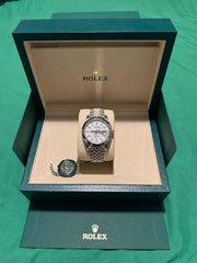 Rolex123600 Silver Jubilee Luxury Bracelet with Silver Bezel