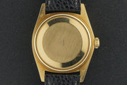Rolex | Datejust | 16018 | Yellow gold | 36 mm | Leather | Black | Automatic