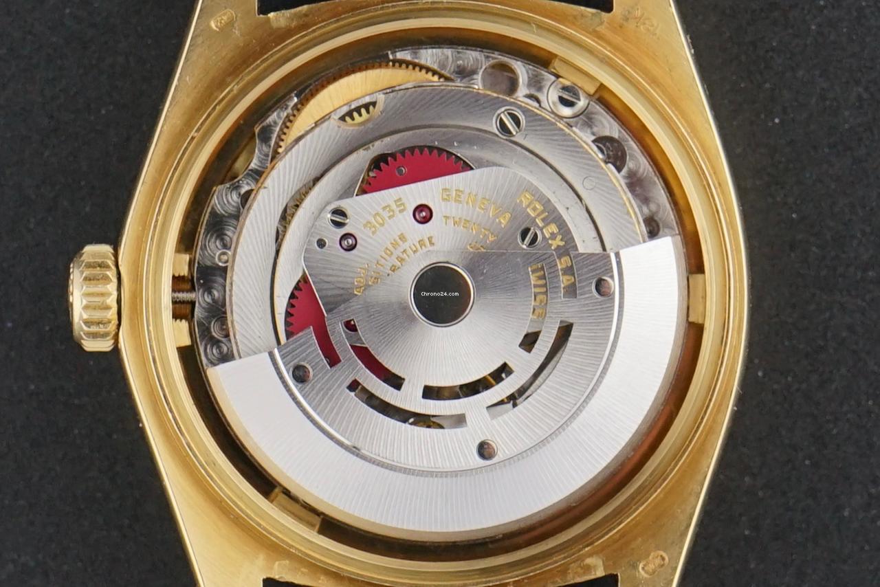 Rolex | Datejust | 16018 | Yellow gold | 36 mm | Leather | Black | Automatic