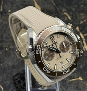 Omega Seamaster Planet Ocean Chronograph New 2026 - Seamaster Planet Ocean 600 M - Chronograph - 45,5 mm - Beige Dial