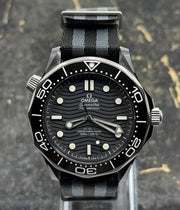 Omega Seamaster Diver 300 MNew 2026 - Black Ceramic - Nato Strap - Seamaster Diver 300 M - 43,5mm