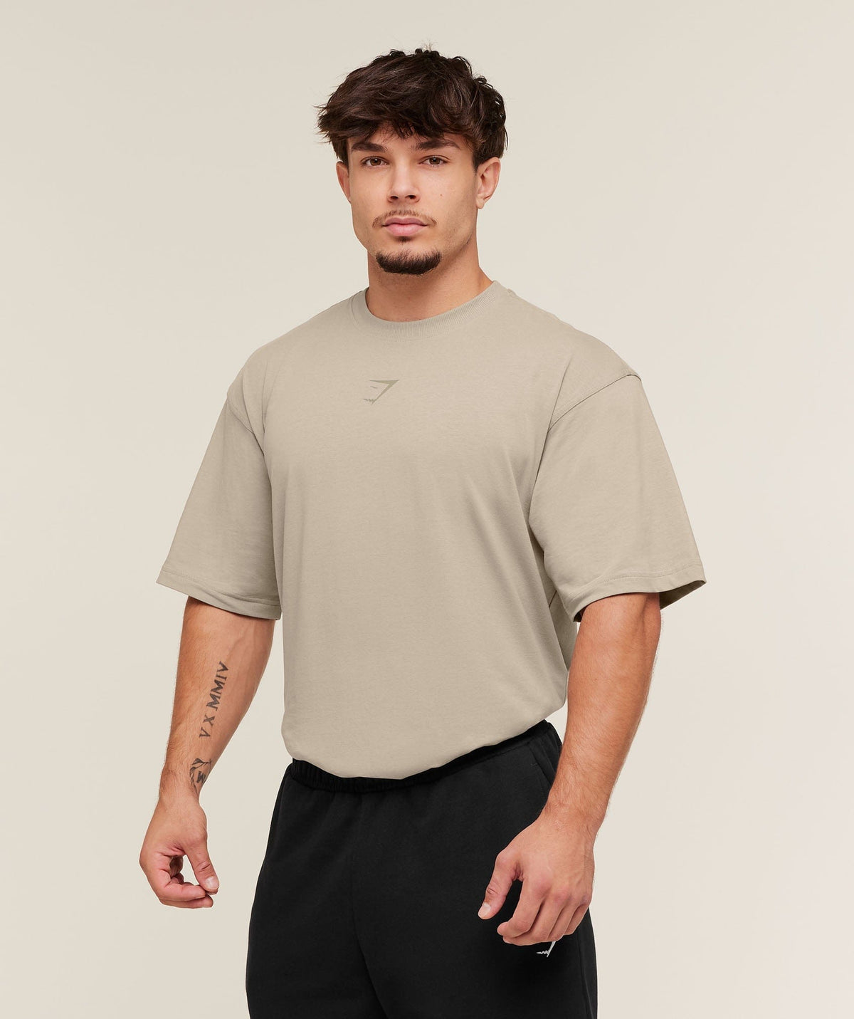 Gymshark Power T-Shirt - Mushroom Grey