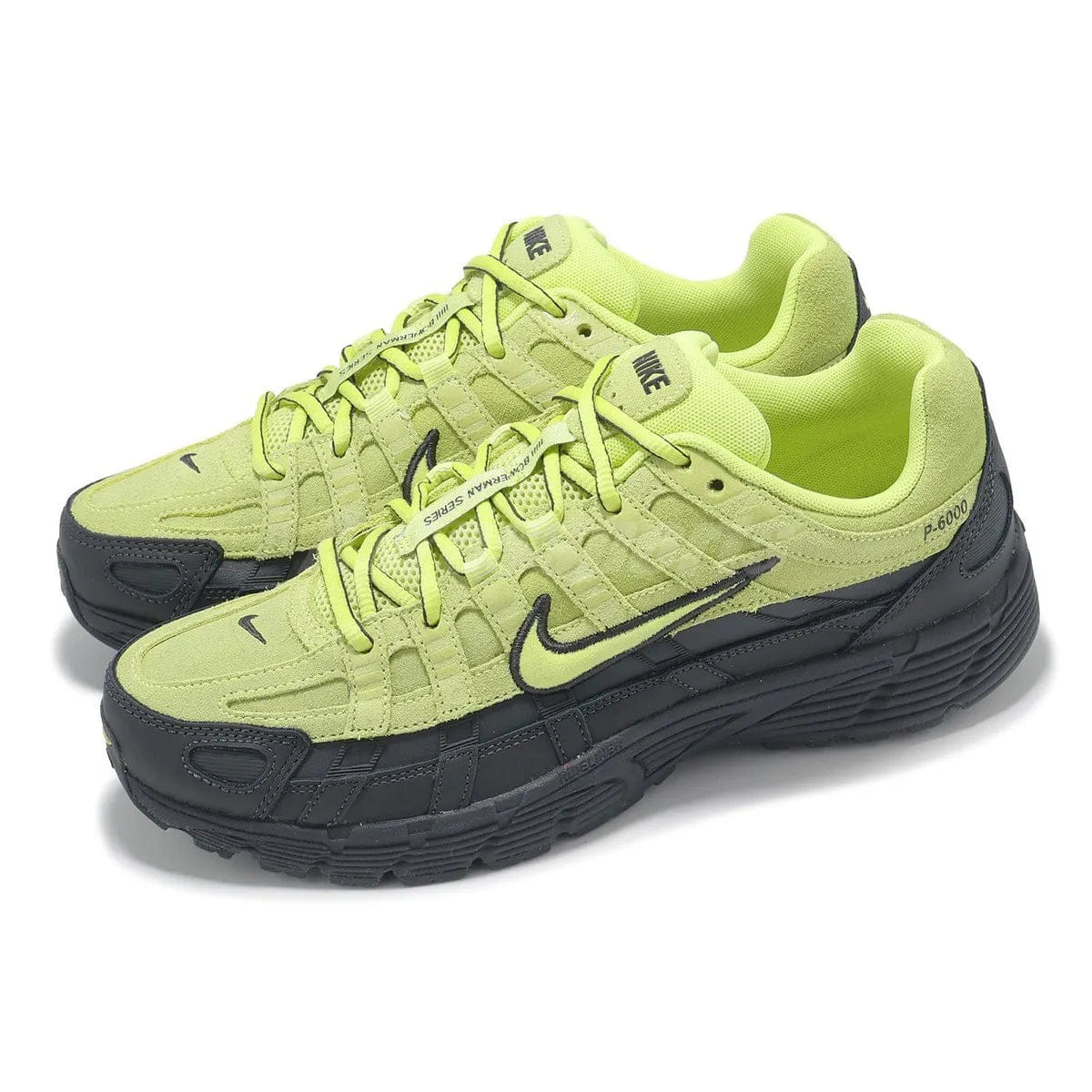 Nike P-6000 Premium Limelight Dark Smoke Grey