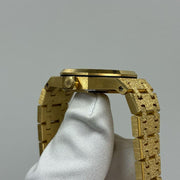 Audemars Piguet Royal Oak Mini Frosted Gold Quartz 18k Yellow Gold Frosted 23mm Ladies Watch
