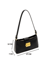 Felice - Ladies Baguette Bag Faux Leather | Black