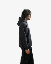 Dream Achieved - Black Oversized Printed Hoodie