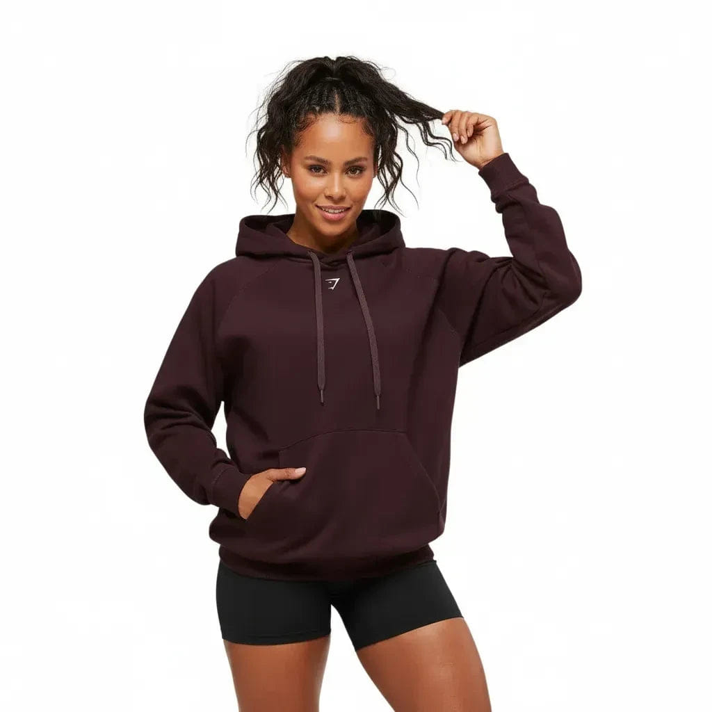 Gymshark Strength Department Oversized Hoodie - Cherry Purple
