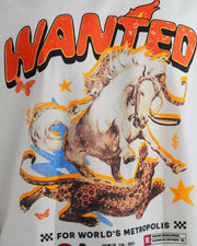 The Wild West - Off-White Mercerized Cotton Oversized T-shirt