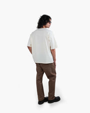 The Wild West - Off-White Mercerized Cotton Oversized T-shirt