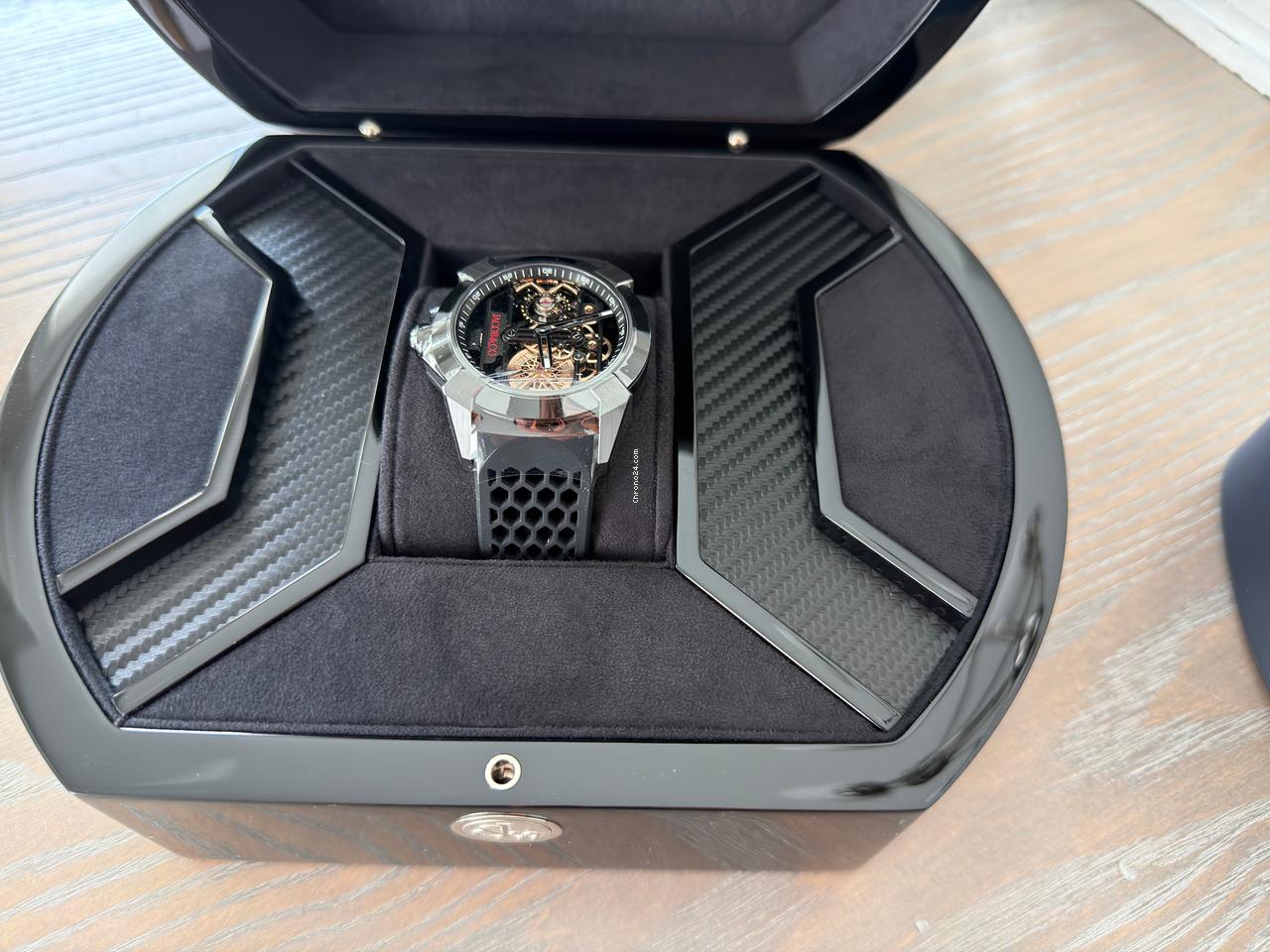Jacob & Co.Epic X Ceramic EX115.95.AF.AA.A Skeleton 050/101 Full Set Wrapped & Unworn