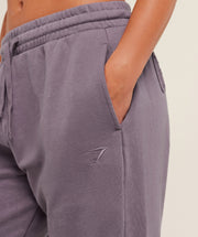 Gymshark Power Washed Cuff Joggers -  Dusk Purple/Acid Wash