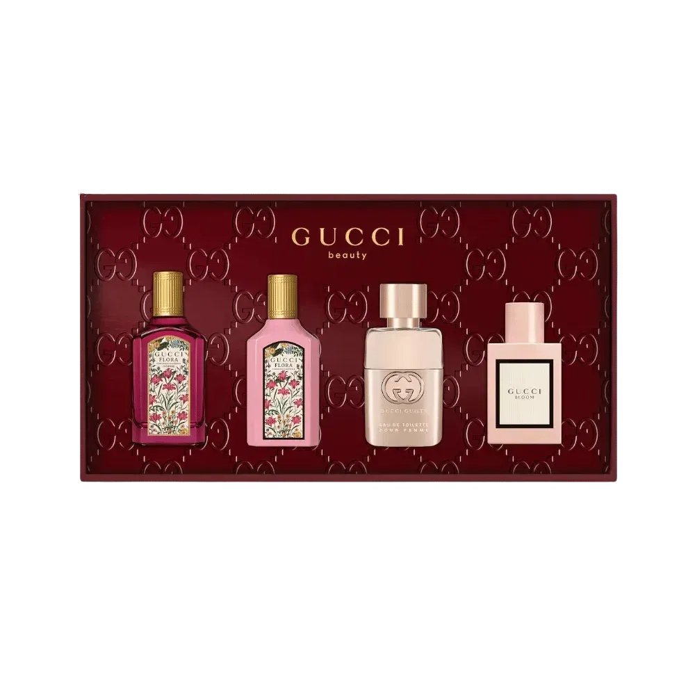 Gucci Mini Luxury Women's Fragrance 4-Piece Gift Set Christmas Limited Edition
