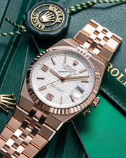 Rolex | Land-Dweller | 127335 | Rose gold | 40 mm | White | Automatic