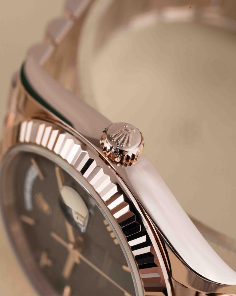 Rolex | Day-Date | 228235 | Rose gold | 40 mm | Grey | Automatic