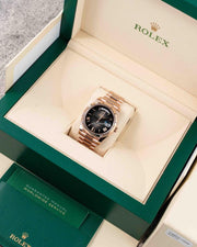 Rolex | Day-Date | 228235 | Rose gold | 40 mm | Grey | Automatic