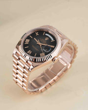Rolex | Day-Date | 228235 | Rose gold | 40 mm | Grey | Automatic
