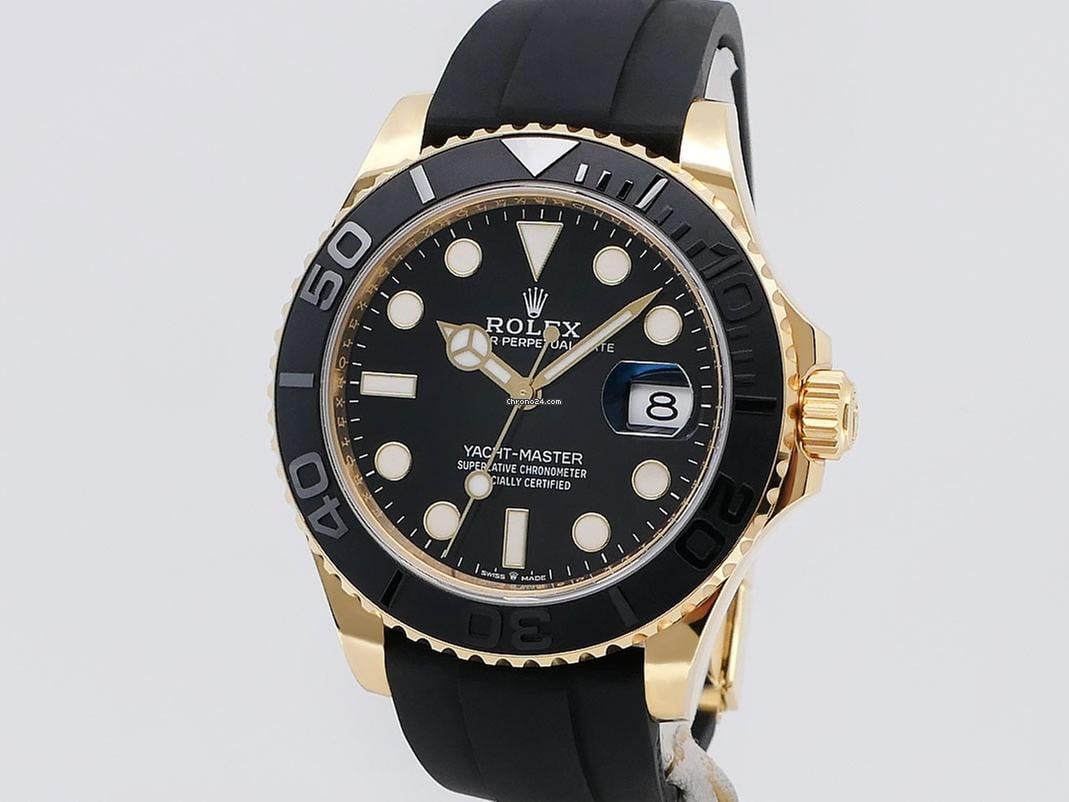 Rolex | Yacht-Master | M226658-0001 | Yellow gold | 42mm mm | Rubber | Black | Automatic