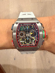 Richard Mille Chronograph RM65-01 Split-Seconds Titanium . Full set.