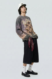 Stormbound Lilac Full Sleeve Waffle T-Shirt