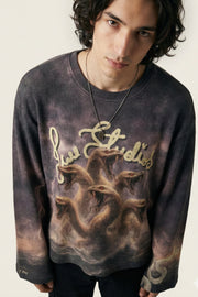 Stormbound Lilac Full Sleeve Waffle T-Shirt
