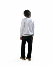 Rise & Shine - White Relaxed Men's Sweatshirt