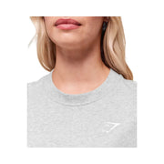 Gymshark Training Oversized T-Shirt  - Light Grey Marl
