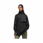 Gymshark Covered Longline Cotton Long Sleeve Top - Black