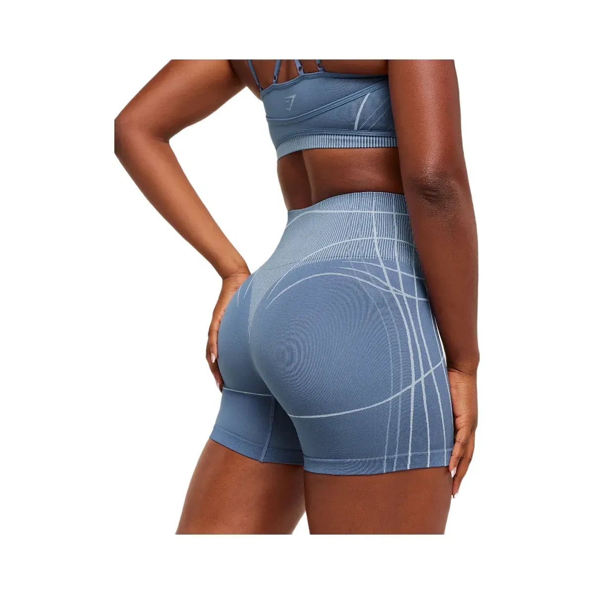 Gymshark Apex Seamless Shorts - Worn Blue/Gentle Blue