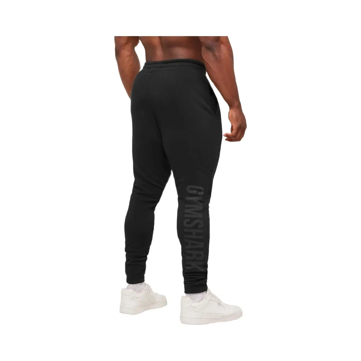 Gymshark Power Wordmark Jogger - Black/Asphalt Grey