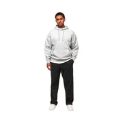 Gymshark Crest Oversized Hoodie - Light Grey Marl